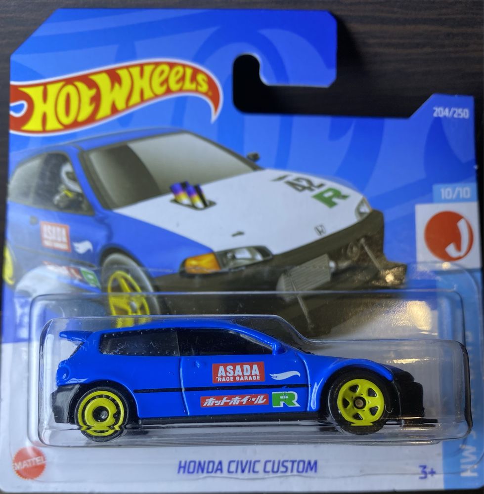 Модель Honda Civic Custom Hot Wheels