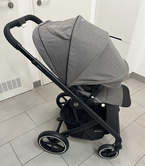 Cybex balios S LUX soho grey szary wózek spacerowy spacerówka przód