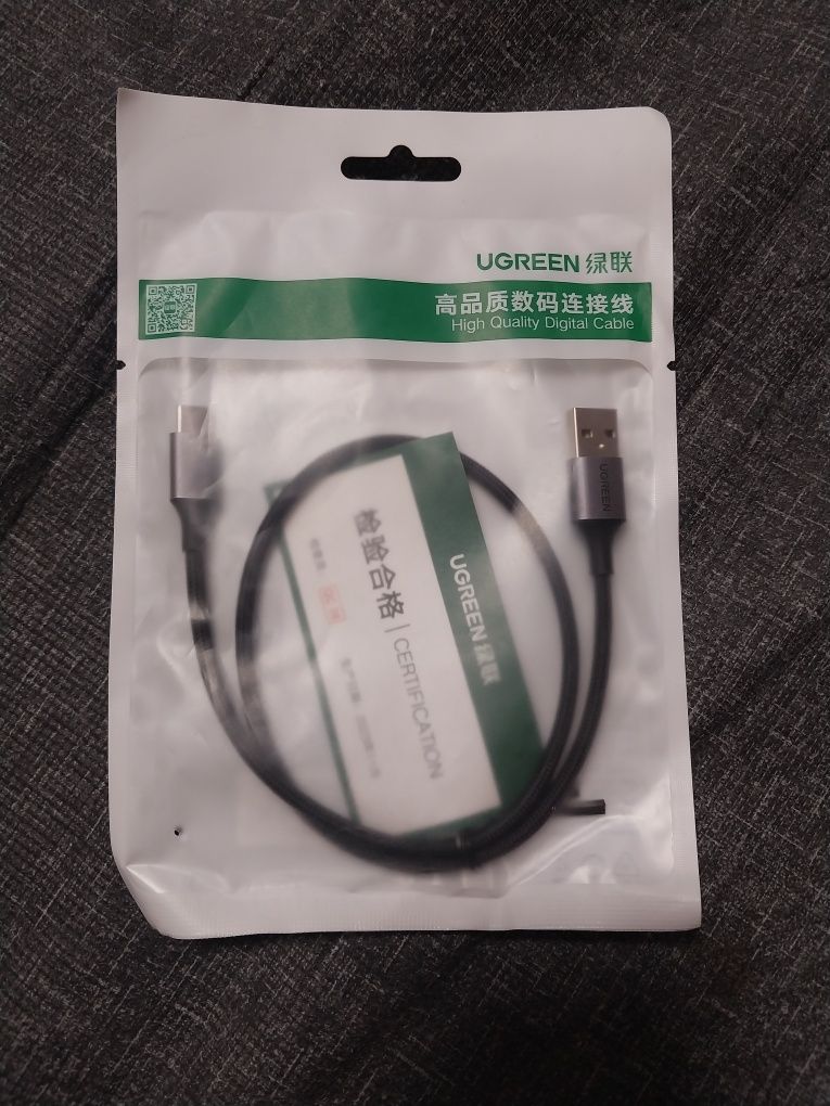Зарядной кабель Ugreen 2.0 USB TYPE-C