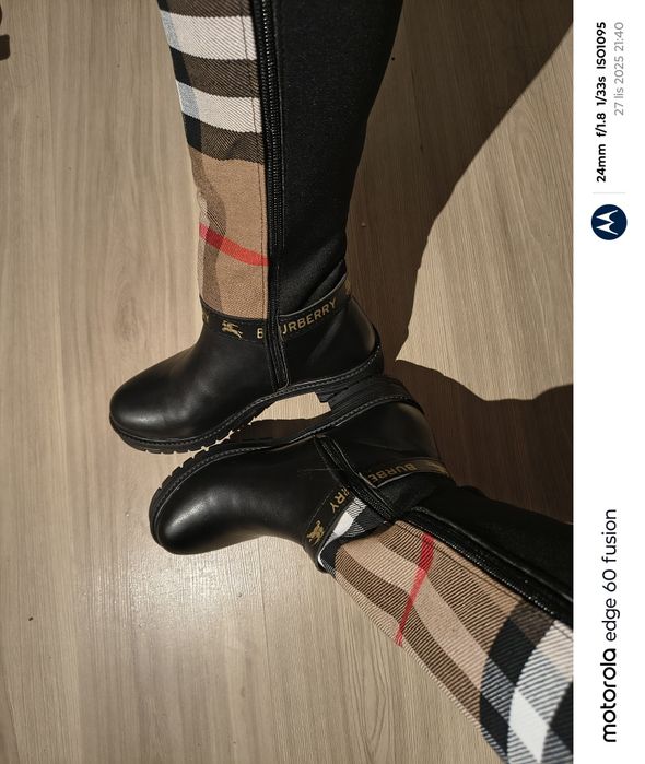 Kozaki damskie BURBERRY