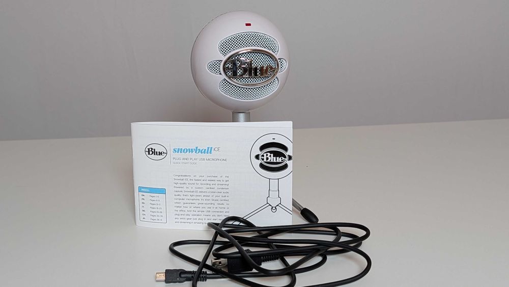 Mikrofon pojemnościowy Blue snowball iCE | Jak nowy