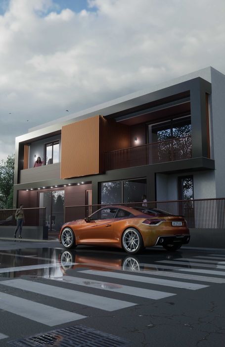 Архітектор. Проєкт будинку.