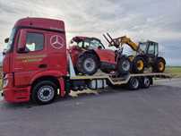Pomoc drogowa transport maszyn rolniczych budowlanych 16t