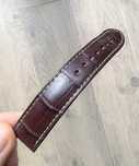 LONGINES oryginalny pasek do zegarka 19 / 18 mm skórzany