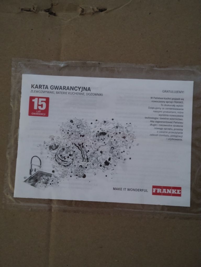Zlew zlewozmywak Franke SKX 651 E nowy