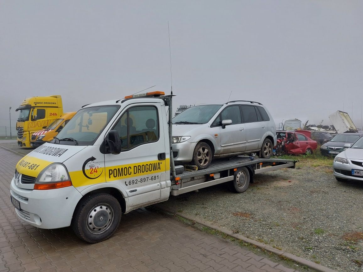 Autolaweta autoholowanie autopomoc drogowa niskopodwozie transport 25t