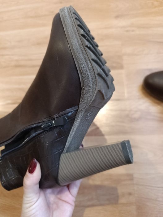 Kozaki botki brązowe 37