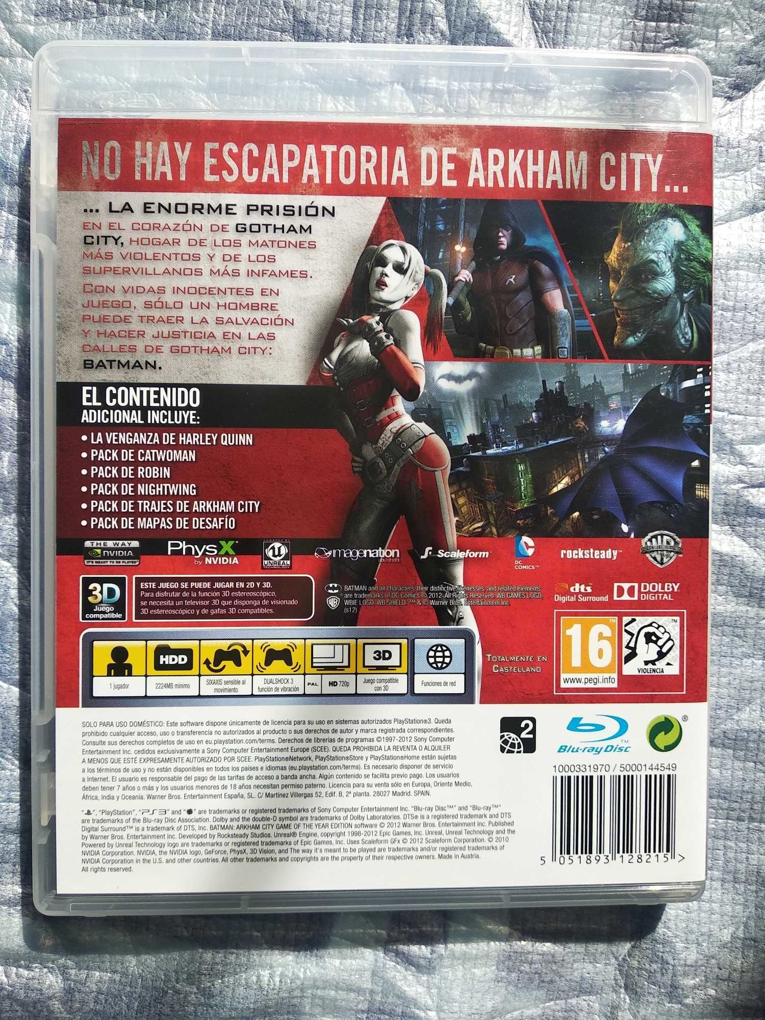 Batman Arkham City: Game of the Year Edition PS3 + Guia oficial