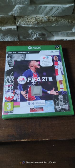 Gra FIFA 21 Xbox One/ Xbox Series X Nowa w foli wersja PL