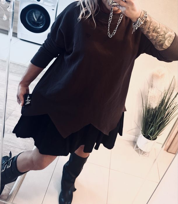 Miss city official sukienka tunika czekoladowa