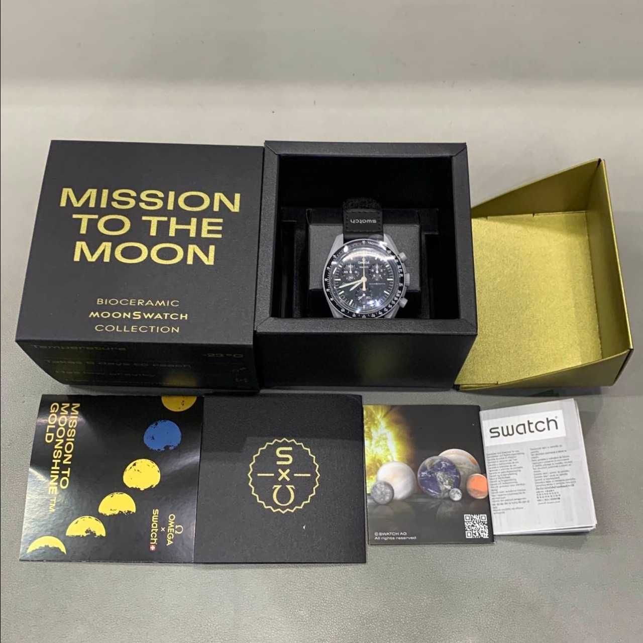 Swatch x Omega Bioceramic Moonswatch Mission to the Moon