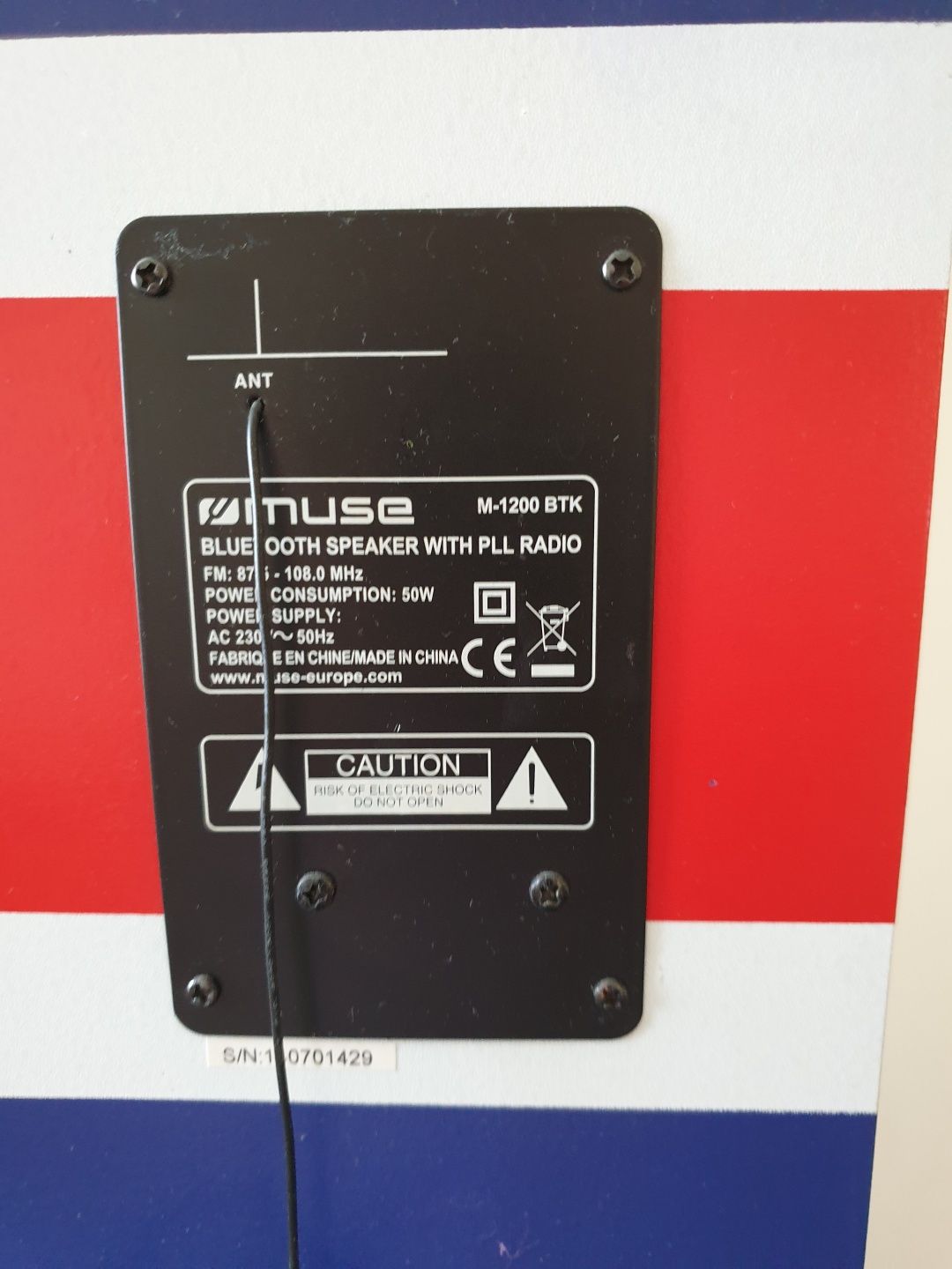 Głośnik  Muse bluetooth