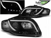LAMPY REFLEKTORY Do AUDI A4 B7 Od 2004 do 2008 Roku  LED TUBE BLACK