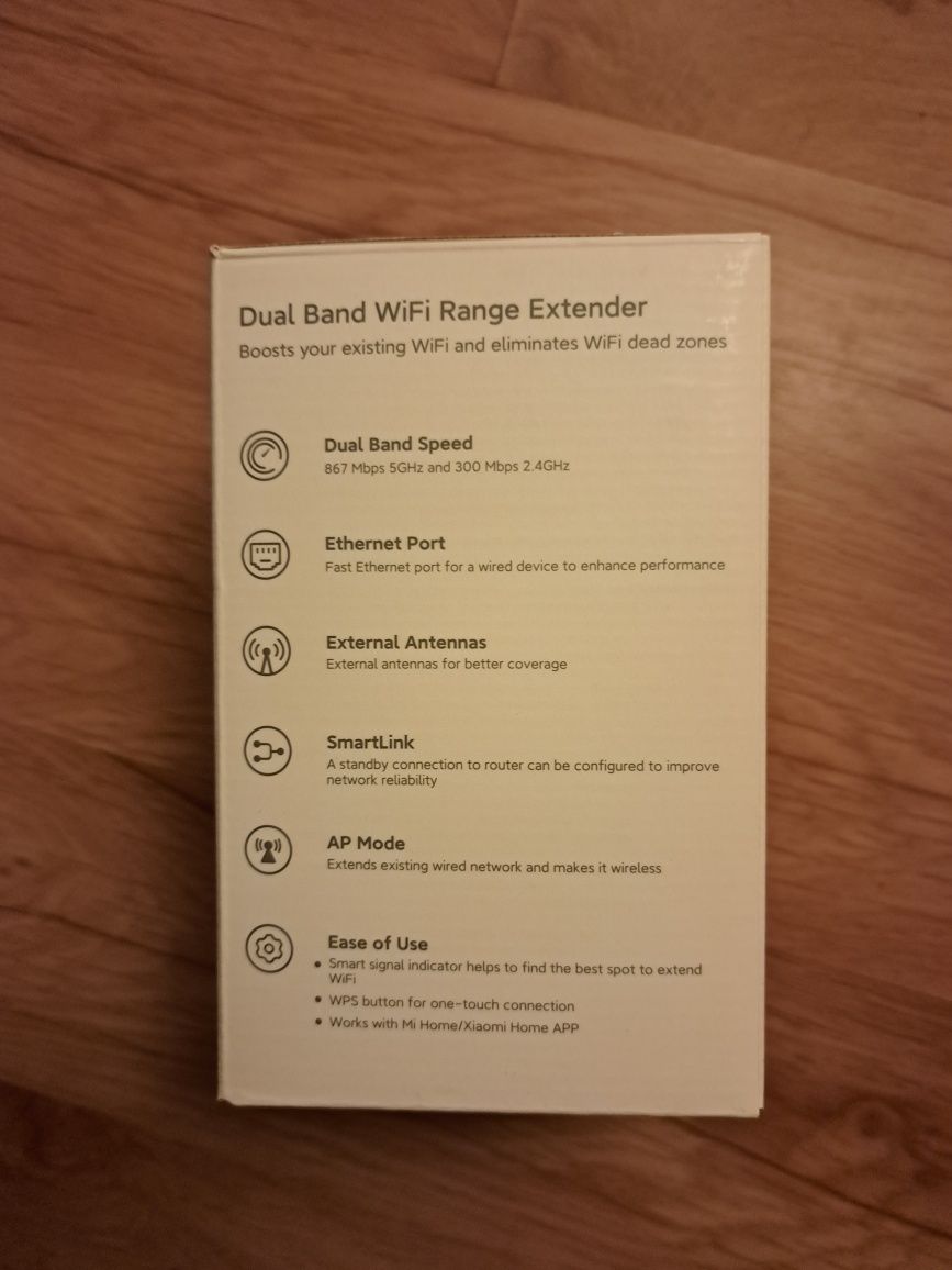 Wzmacniacz sygnału Xiaomi Mi WiFi Range Extender AC1200