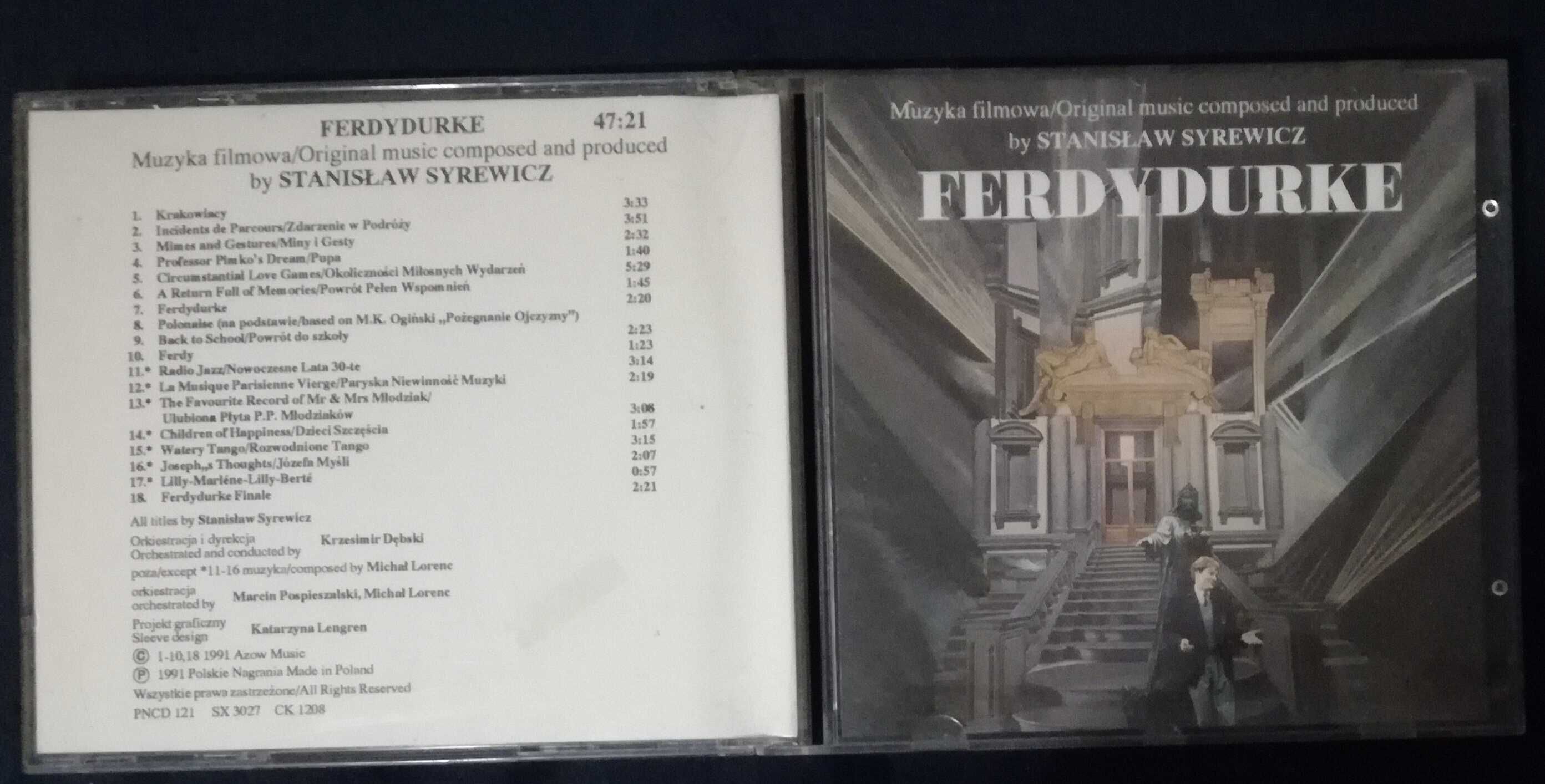 Stanisław Syrewicz Ferdydurke muzyka filmowa CD Unikat