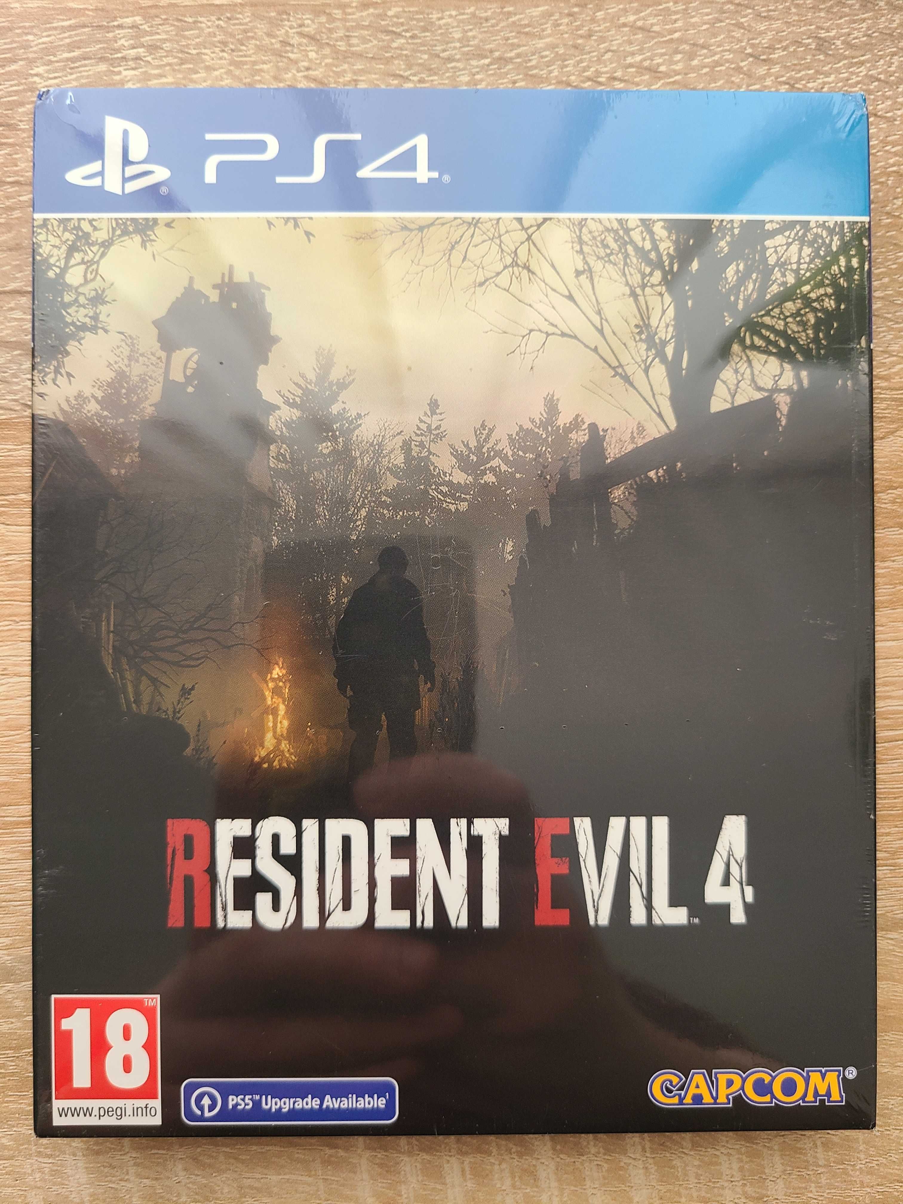 PS4/PS5 Диск Resident Evil 4 Remake Steelbook (новий, рос мова)