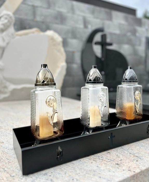 Podstawka na przyssawkach pod znicze