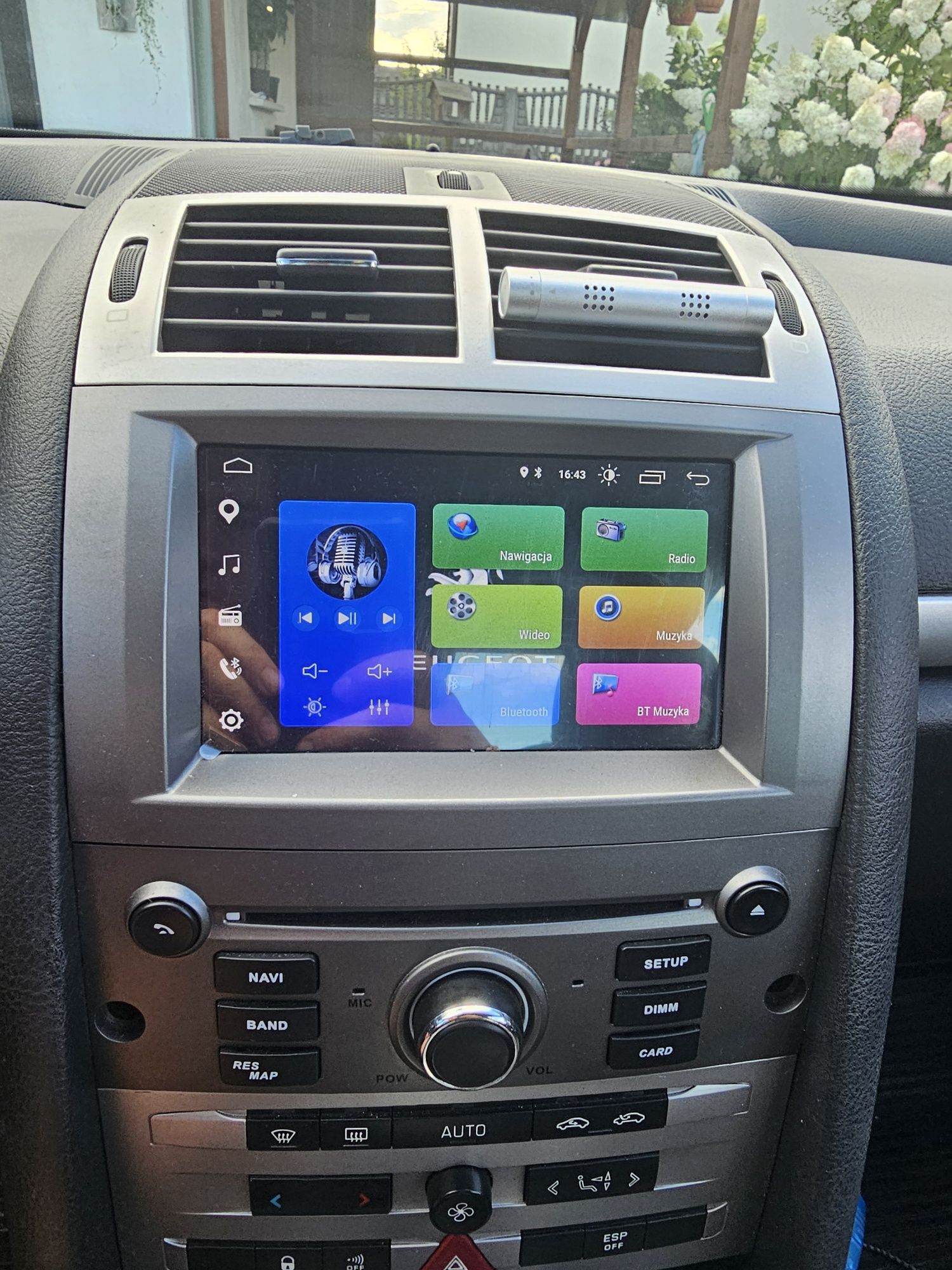 Radio nawigacja android Peugeot 407
