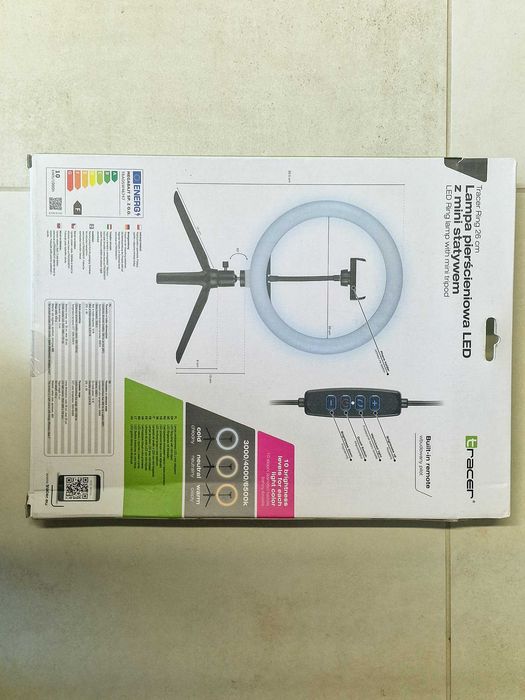 Lampa pierścieniowa TRACER Ring 26 cm