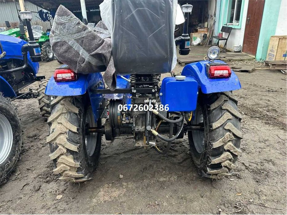 Мототрактор KENTAVR 240B з плугом та фрезою Кентавр доставка під двір