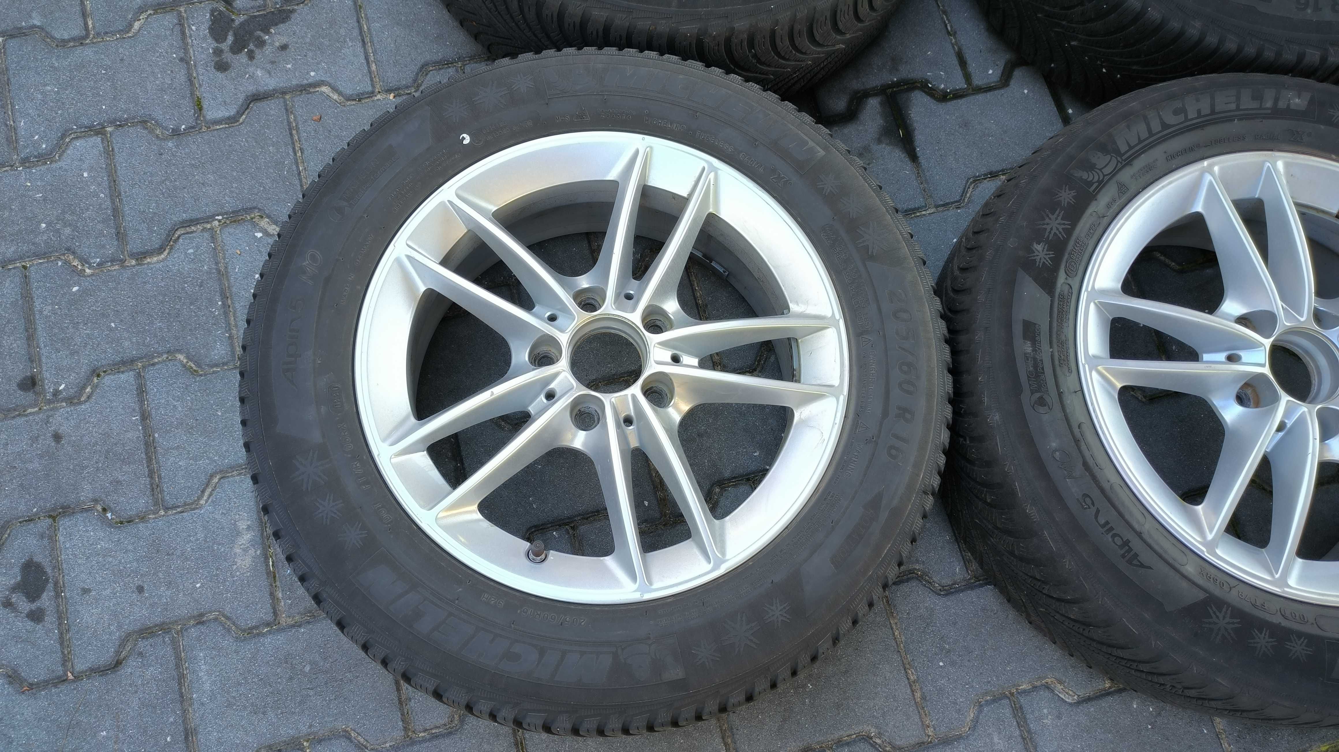 4x jantes 16 Mercedes 5x112 + pneus 205 60 R16