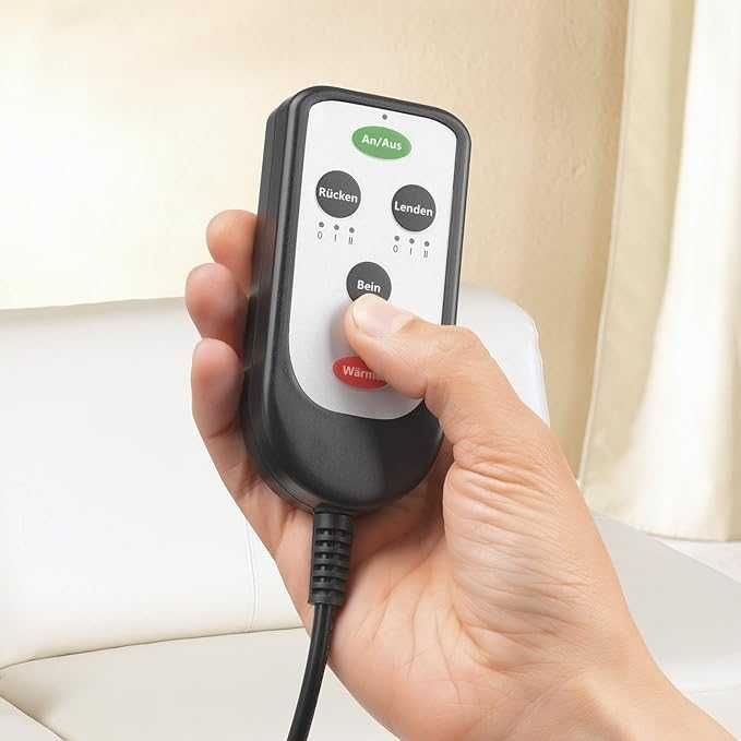 Mata do masażu z wibracjami i ciepłem całego ciała