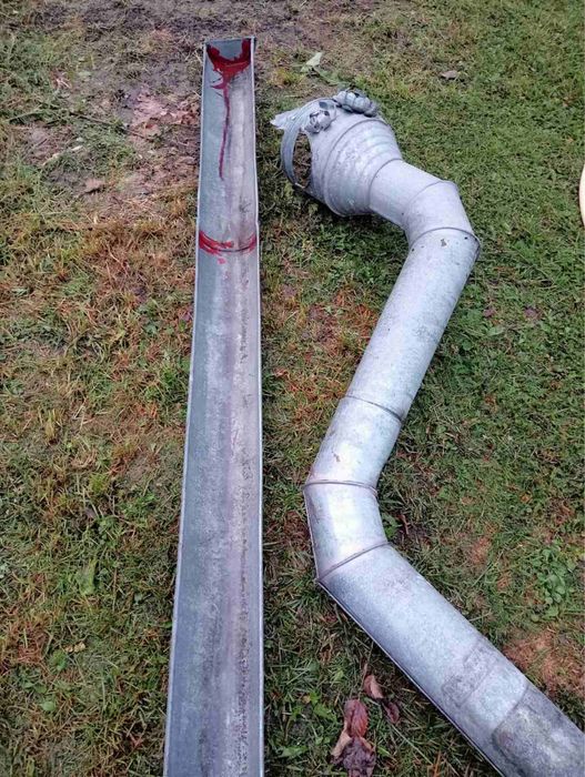 Водостічні комплектуючі (Ринви,коліна),бляха 1мм