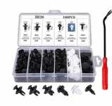 Pack de 100 Clips, molas, rebite Automóvel Moto com ferramenta
