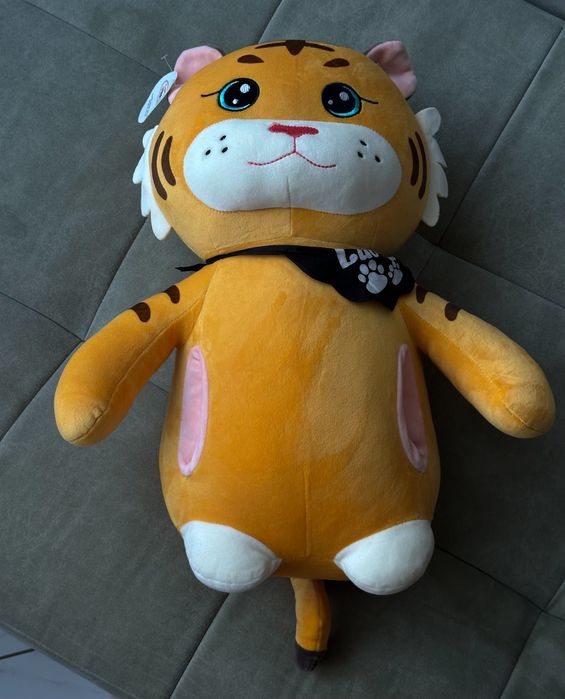 Іграшка-подушка з пледом 3в1 «Тигреня»