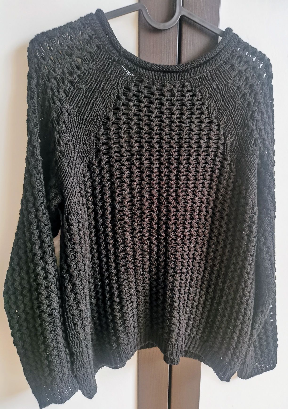 Sweter, sweterek tkany, siateczka H&M r36