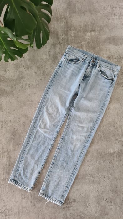 Spodnie Jeans jeansowe Carhartt. Błękitne  Baby blue. W32 L34
