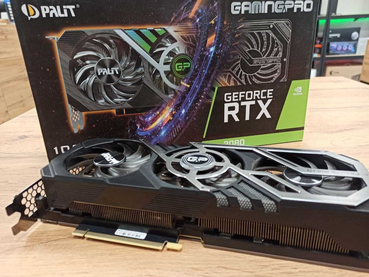 НОВА потужна відеокарта Palit RTX 3080 10Gb GamingPro