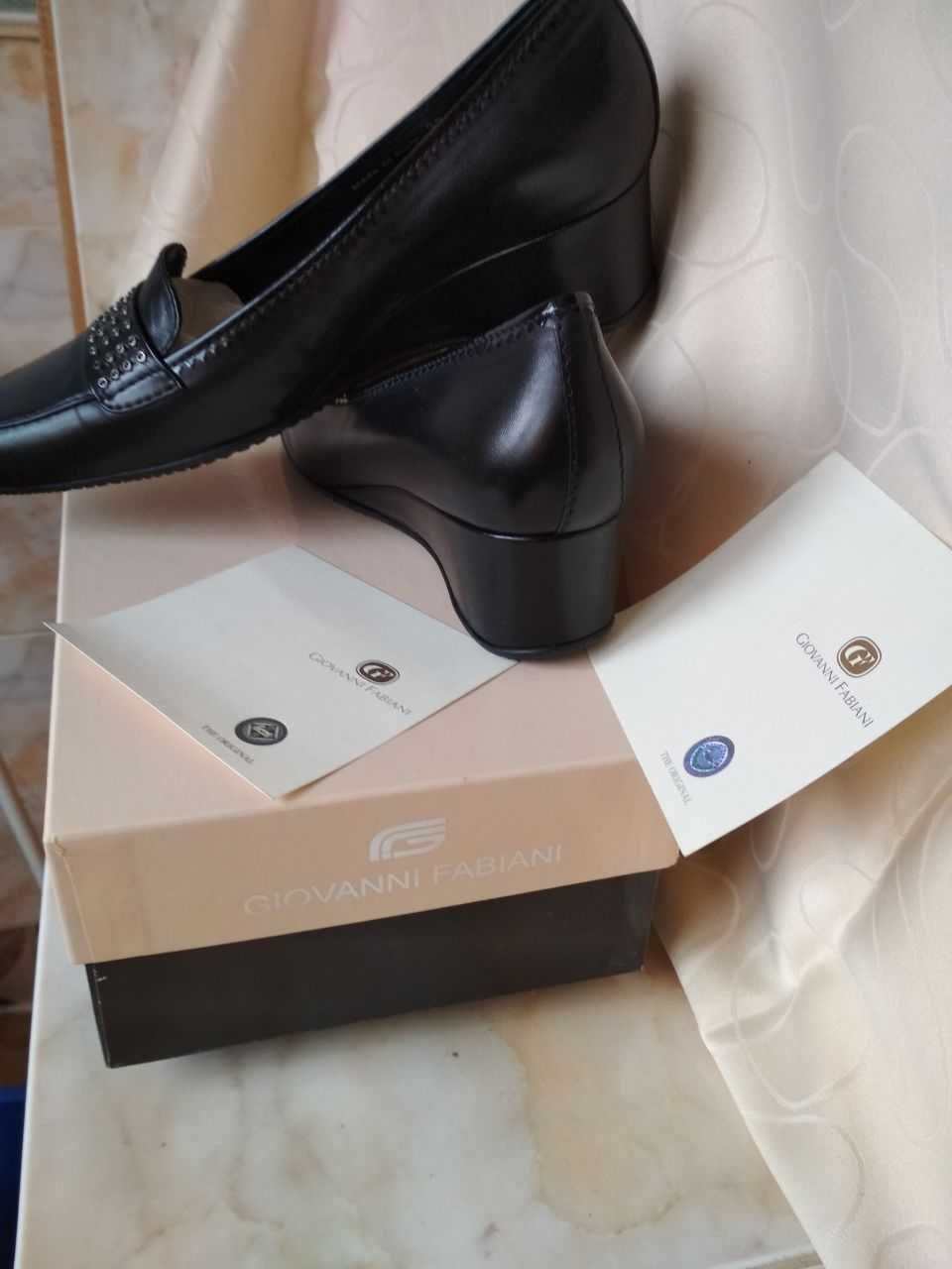 Туфли женские новые, р39-40 пр-ва Giovanni Fabian Италия с сертификат