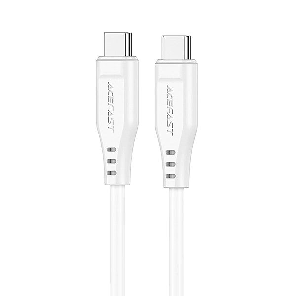 Kabel Acefast C3-03 USB-C - USB-C PD QC 60W 3A 480Mb/s 1,2m - biały