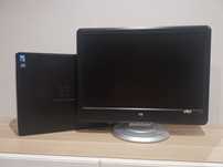 Komputer PC HP Compaq i2/4GB/250GB + monitor 22"