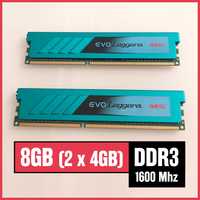 Pamięć RAM GEIL Evo Leggera / 8GB (2 x 4GB) / DDR3 1600 MHz