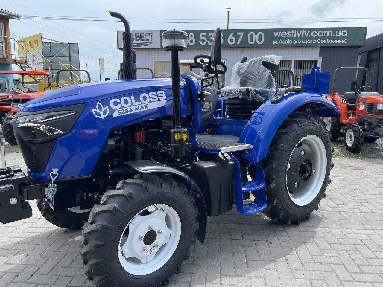 Китайський трактор/мінітрактор COLOS 5264 MAX!24к.с.!КМ385!примус.гідр