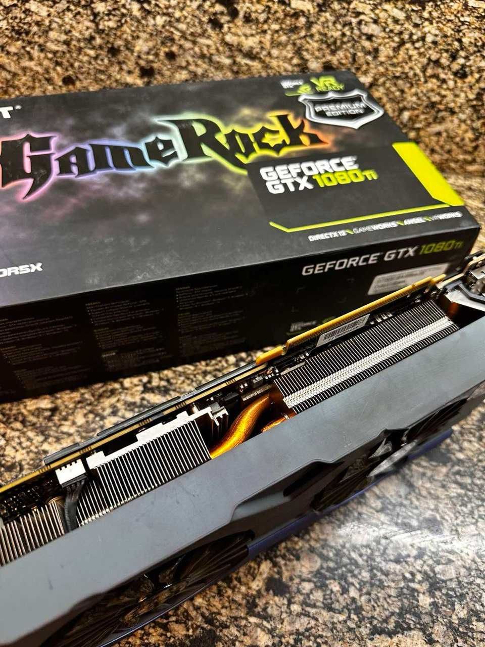 Видеокарта PALIT Game ROCK GTX 1080 Ti-11GB Любые тесты!
