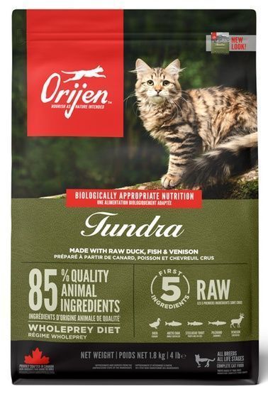 Zdrowa karma dla kotów w każdym wieku Orijen MIX 6 RÓŻNYCH MIĘS 340g