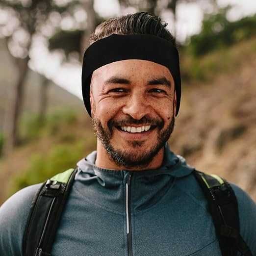 VORCOOL opaska na czoło do pływania neopren czarna rozmiar L