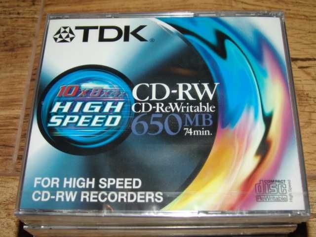 CD-Rs e CD-RWs TDK NOVOS - Últimas unidades