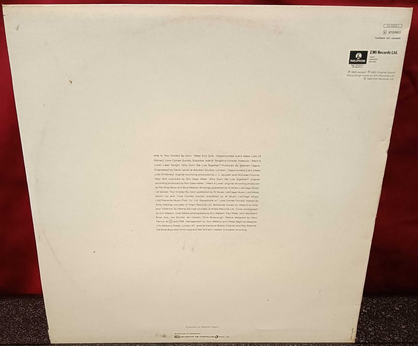 5 albuns vinil LPs musica POP