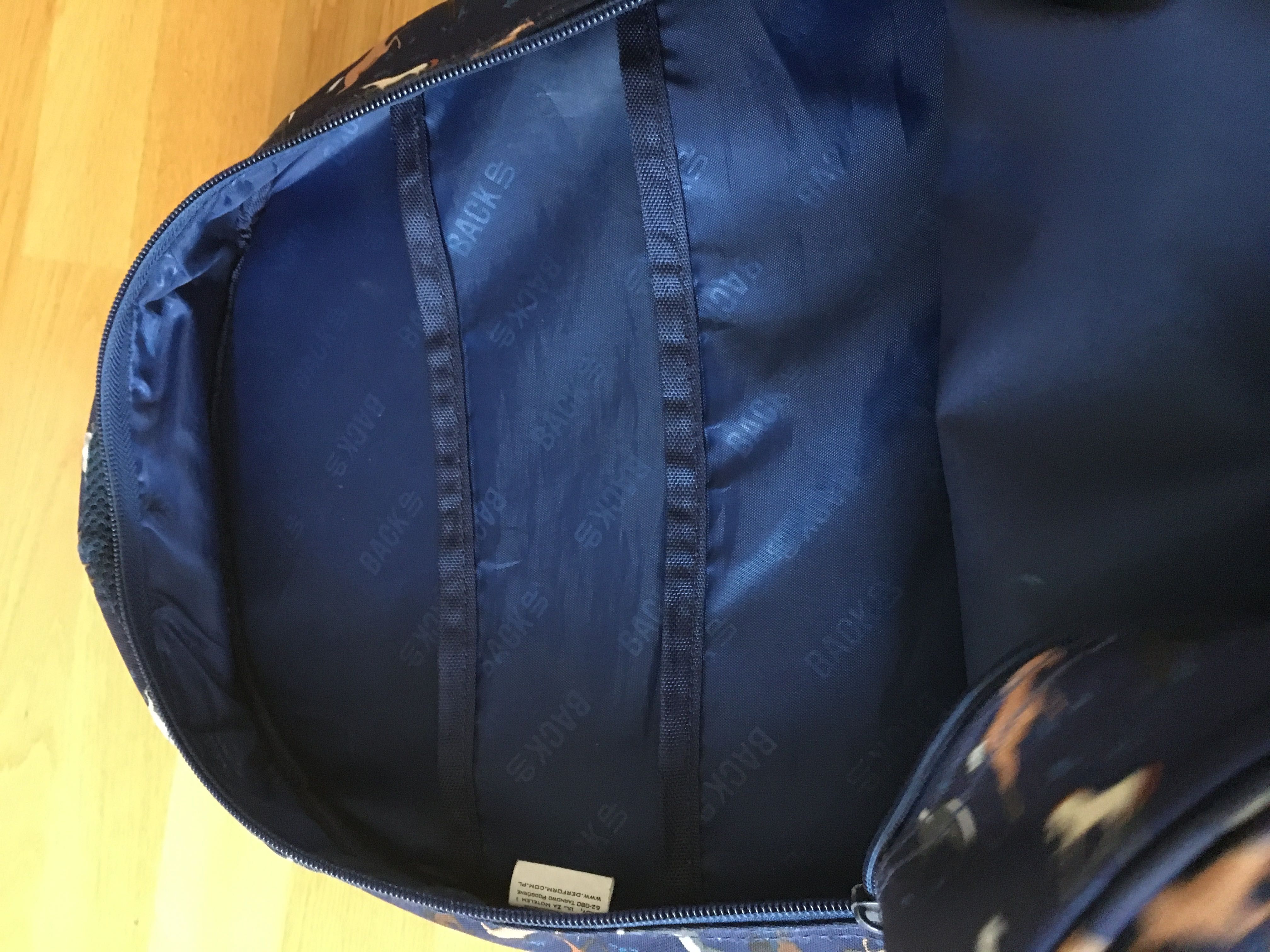 Plecak szkolny trzykomorowy BackUp