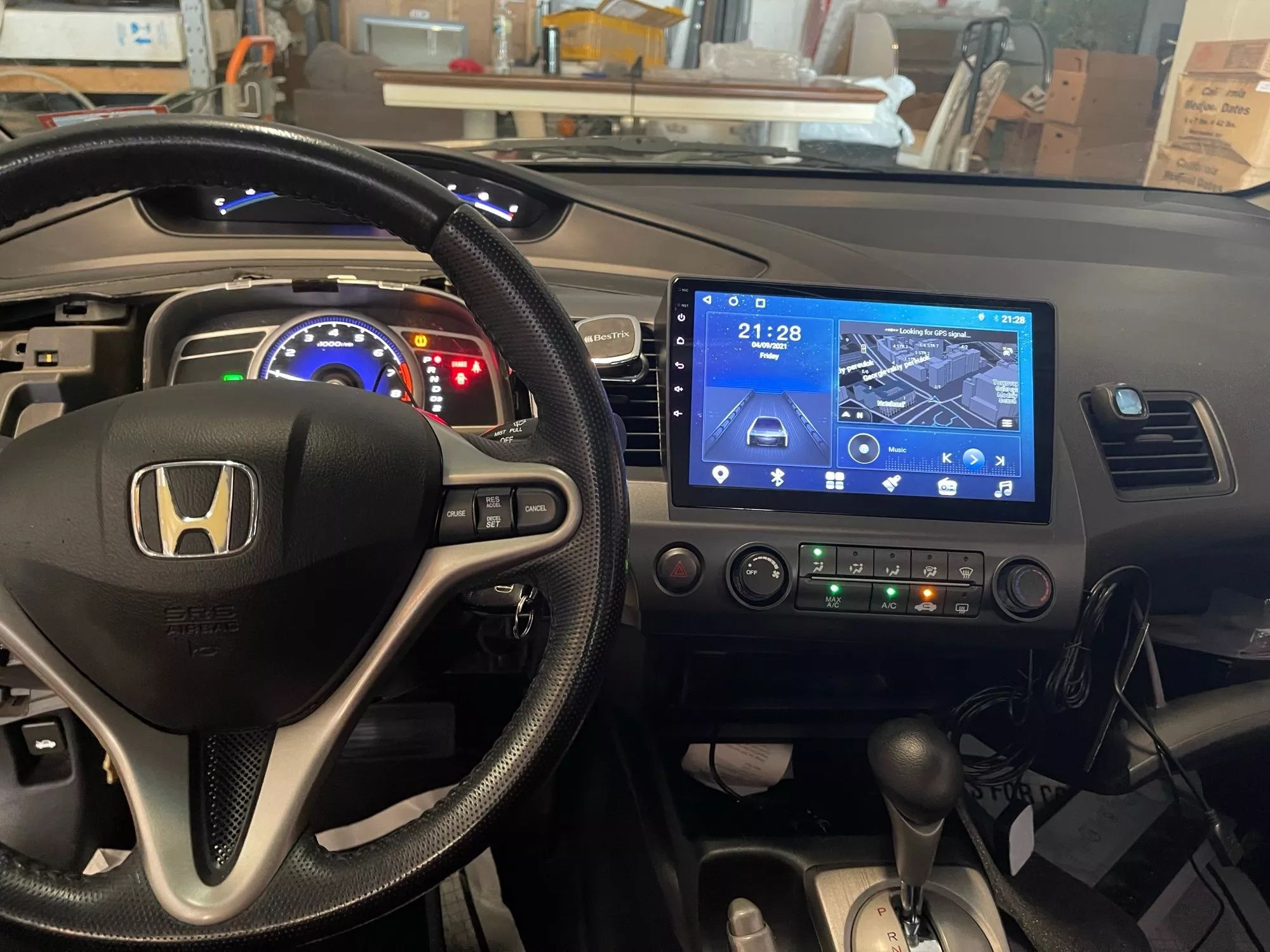 Магнитола штатная Honda Civic 4d 2005-2012, Android 10, gps, bluetooth