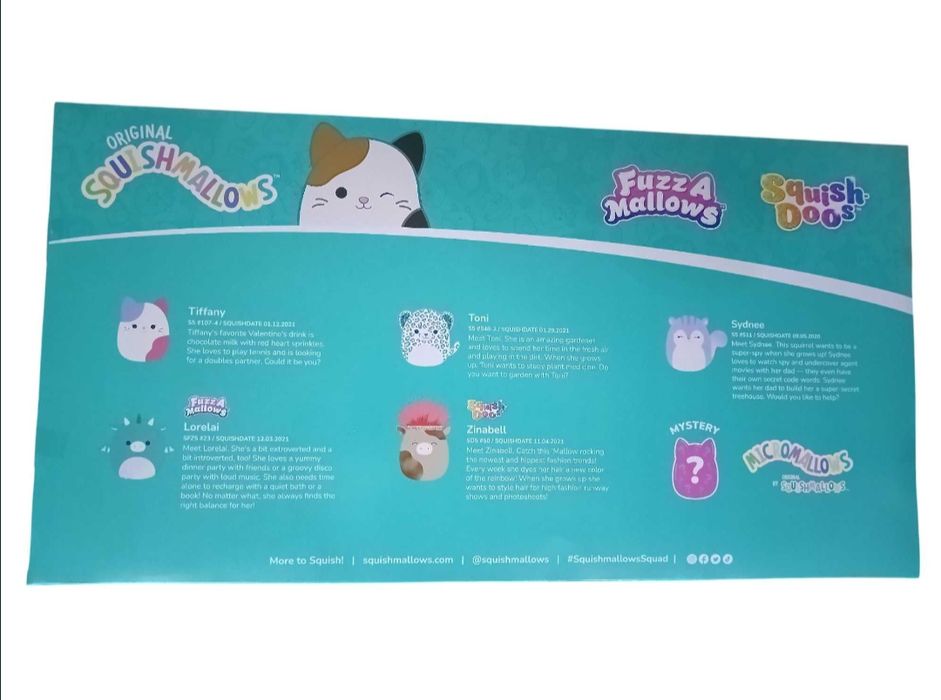 Ексклюзивний набір м'яких плюшевих іграшок SQUISHMALLOWS