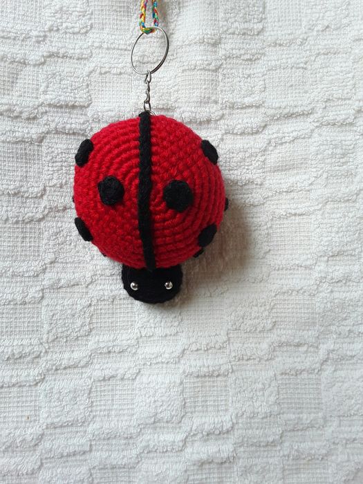 Вязаный брелок микки маус мини зайчик зайка маус