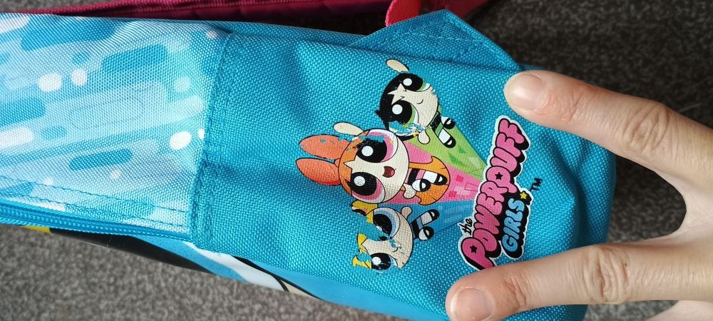 Plecak niebieski atomówki