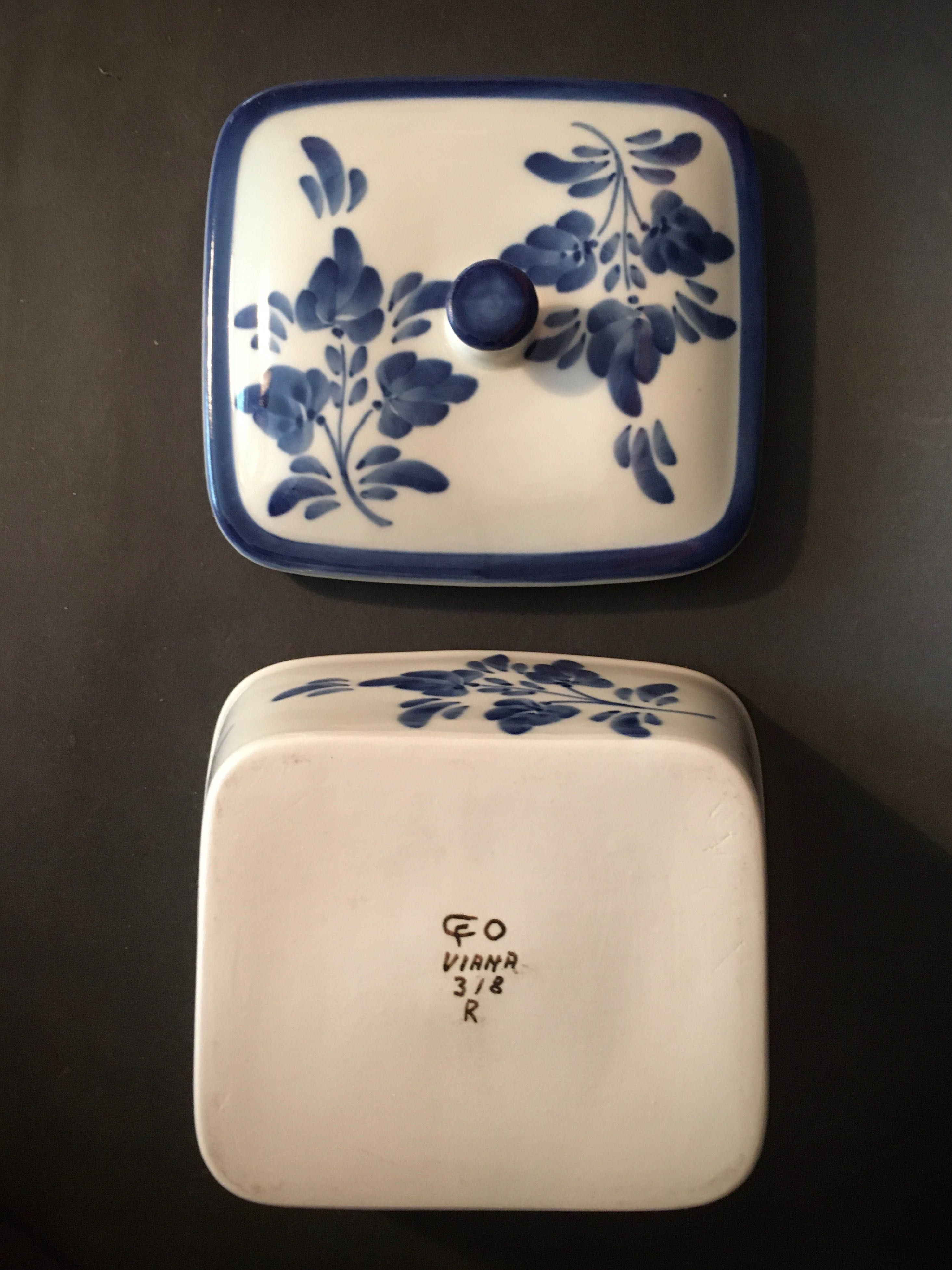 CFO VIANA - excelente estado - antiga - 17x15,5x11 cm/s