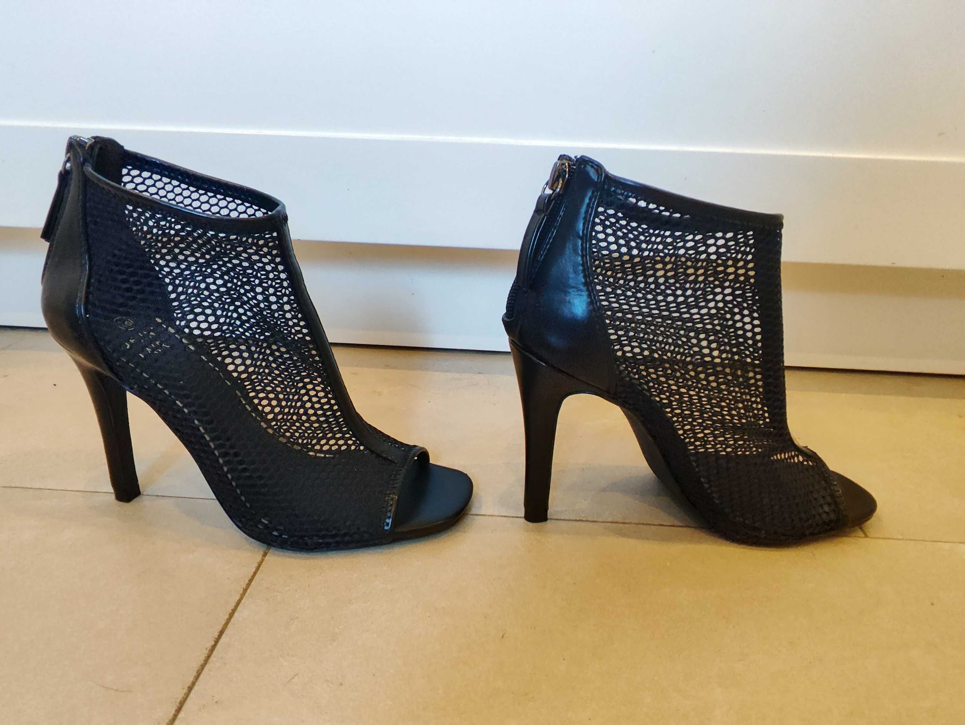 Nowe Damskie buty botki, szpilki siatka Jenny Fairy 36