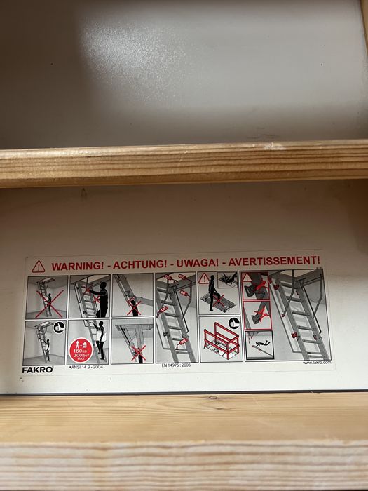 Schody Fakro LWK 70x120 Sporadycznie używane